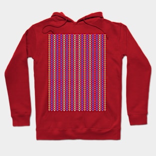 Lacy Colorful Digital Stripes Hoodie